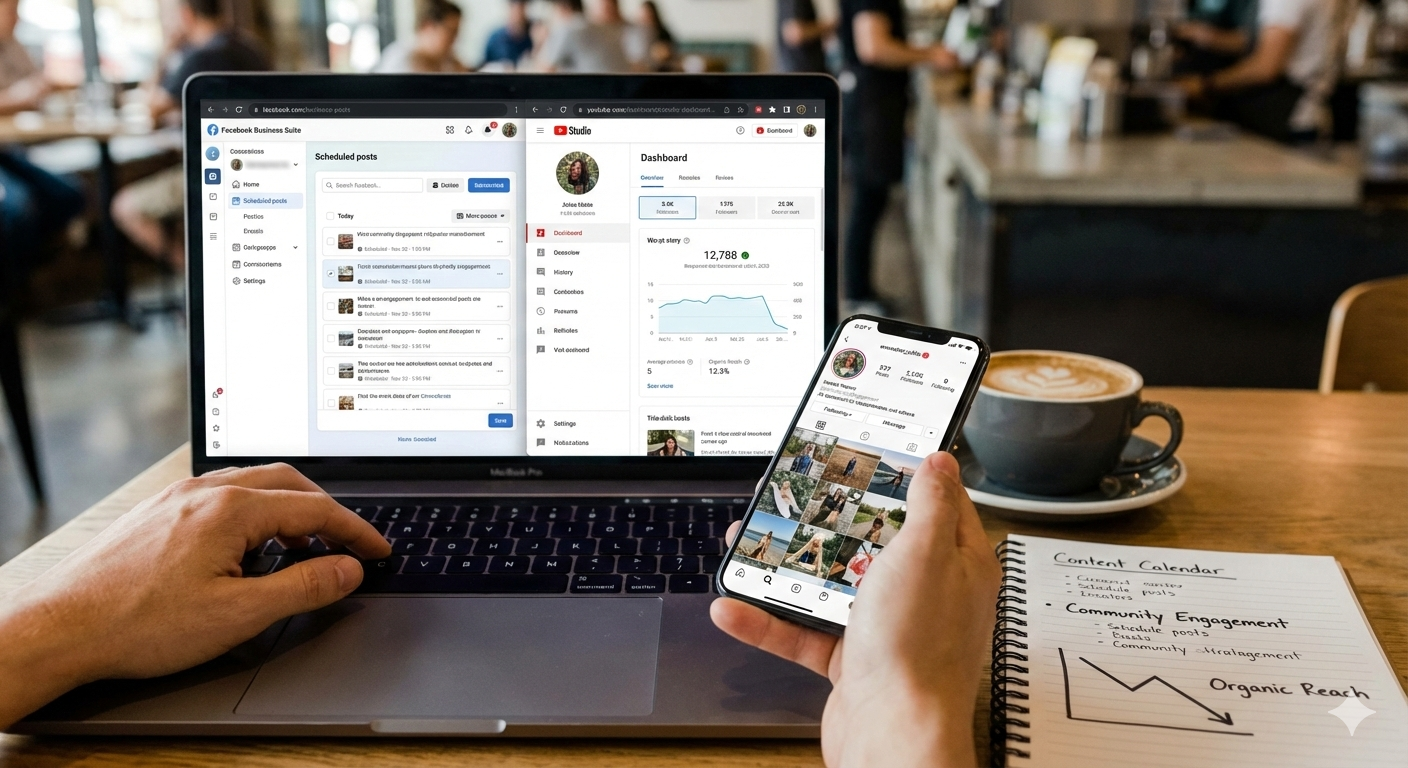 社群行銷需要透過定期發文、拍短影音、製造互動經營粉絲。
