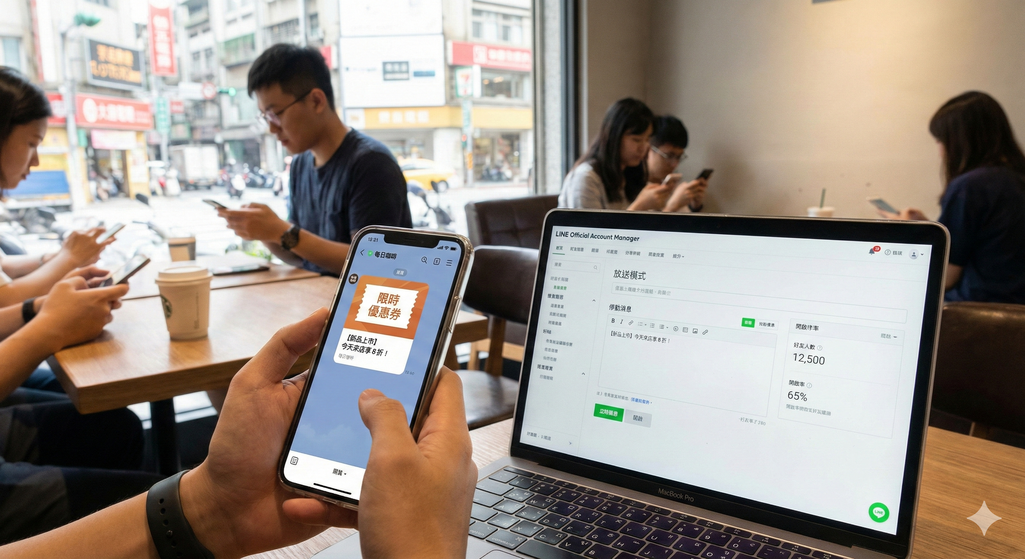 官方 LINE 經營優點是觸及率和開啟率都不錯，缺點是好友數需要時間累積，而且推播訊息過於頻繁容易被封鎖。