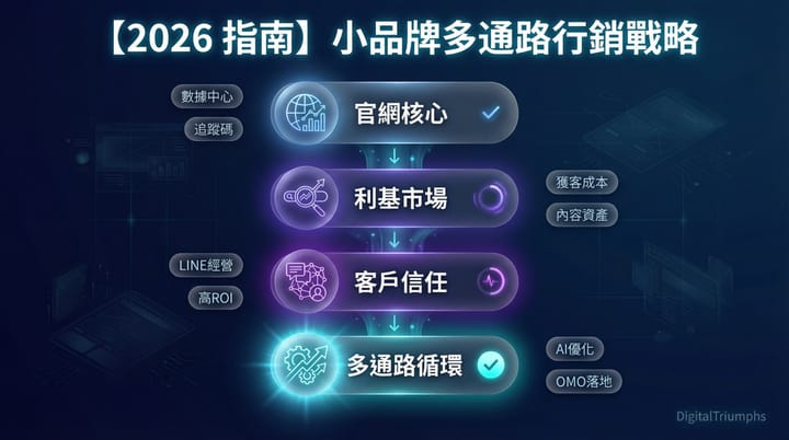 【2026 指南】小品牌多通路行銷戰略：用最少的資源建立最大的競爭護城河