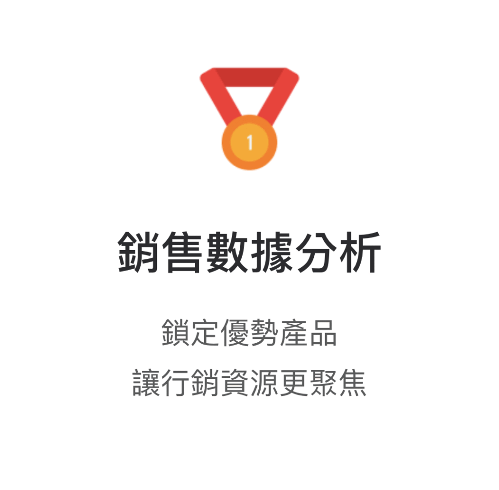 銷售數據分析，鎖定優勢產品，讓行銷資源更聚焦